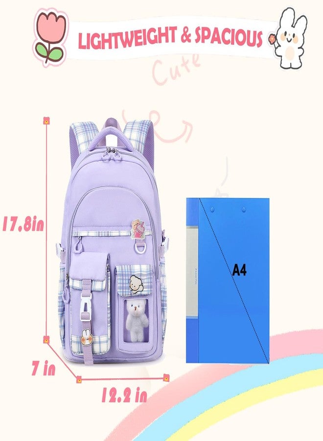 PRLINJSK Kids Backpack for Girls for School - Image 3