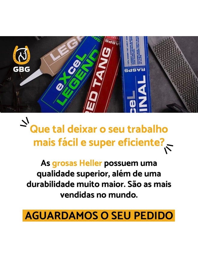 Heller Farrier Hoof Rasp Heller Excel 14in - Image 5