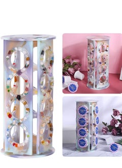 Coffee Pod Holder Resin Mould Silicone Moulds 4 Sides Holders Diy Crystal Glue Dropping Epoxy Casting Rotary Storage Rack Display