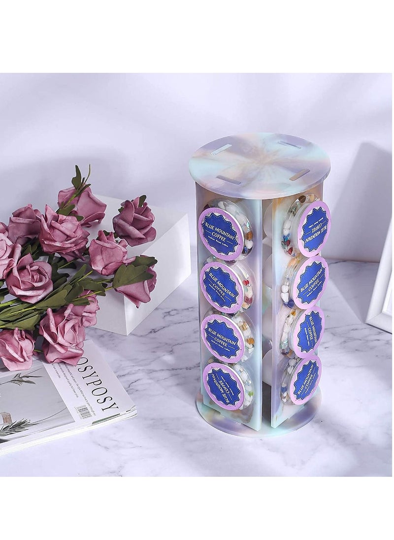 SYOSI - Coffee Pod Holder Resin Mould Silicone Moulds 4 Sides Holders Diy Crystal Glue Dropping Epoxy Casting Rotary Storage Rack Display - Image 1