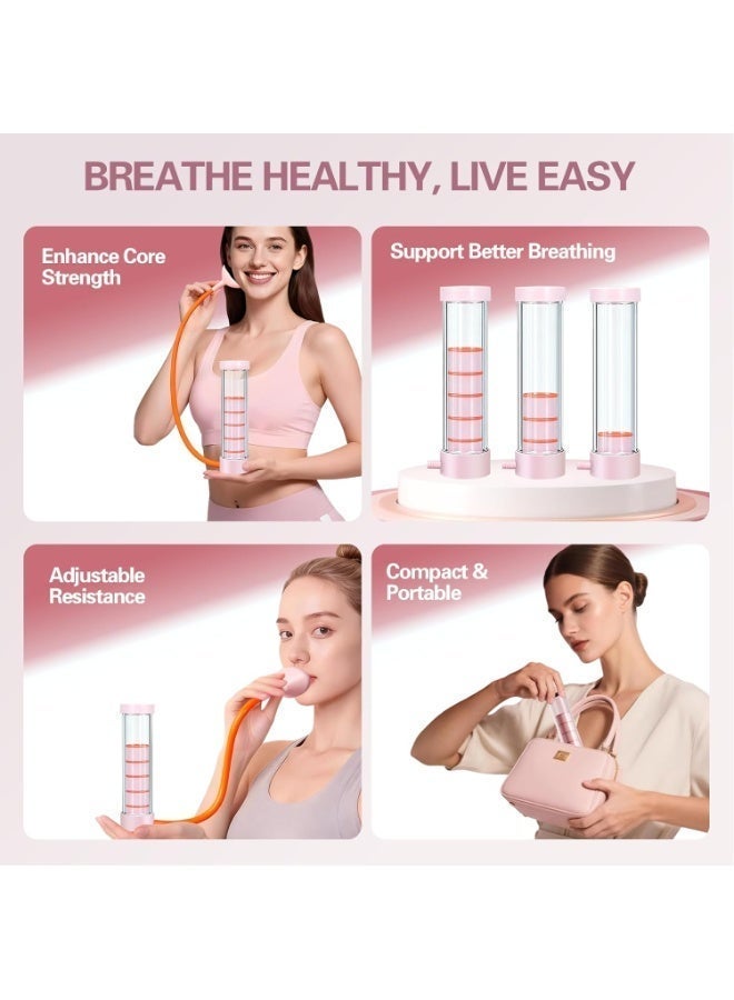Samira Dumbbell Breathing Trainer,Deep Breathing Trainer, Natural Lung Trainer for Adults, Easy to Use and Clean, Breathing Dumbbell - Image 4