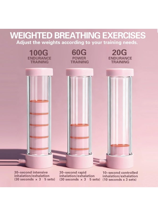 Samira Dumbbell Breathing Trainer,Deep Breathing Trainer, Natural Lung Trainer for Adults, Easy to Use and Clean, Breathing Dumbbell - Image 5