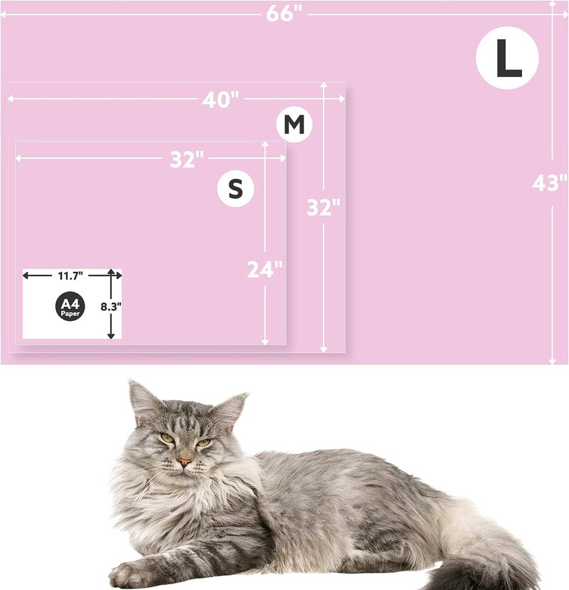 KolorFish Premium Soft Dog Blanket with Cute Paw Print, Cat Blanket Puppy Pads Supplies Dog Products Stuff Essentials (XS - 40 x 60 cm) Pink - Image 5