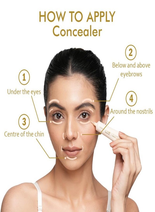 INSIGHT Professional Full Cover Concealer - LN-08 | Creamy Velvety Finish | Lightweight Waterproof Formula | Easily Blendable | Enriched with Vitamin E & Almond Oil | 20 g - Image 3