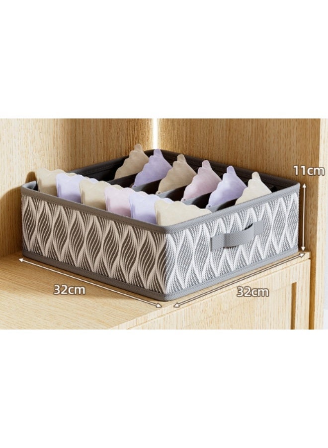 Noon East Storage Basket Grey Fabric 3 pieces 32x16x11 cm - Image 4