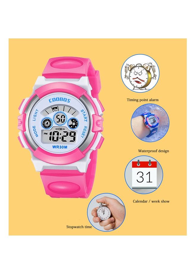 Coobos Kids' Water Resistant Rubber Digital Watch  - Image 2