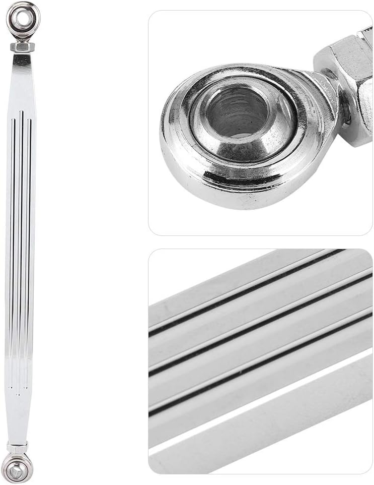 300mm/12in Stripe Long Type Gear Shift Arm Lever Linkage Link Rod, Gear Shift Linkage Shifter Bar, Adjustable Gear Shift Change Rod with Aircraft - Quality Rod Ends, Precision Alum - Image 5