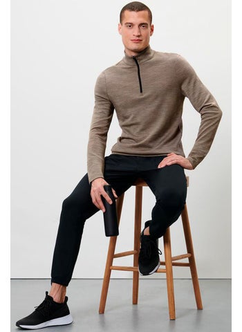 Men High Neck Long Sleeve Textured T-Shirt,  Peach - pzsku/Z0ECAA3A8B4C65F7029A4Z/45/1746221187/2113381b-c56f-4ca1-95e8-ab6619b5bfac