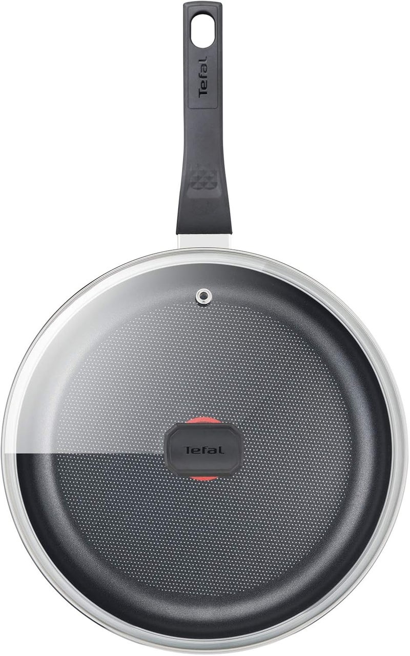 T-fal Tefal Easy Cook & Clean B5543302 Non-Stick Frying Pan with Lid Suitable for All Heat Sources Except Induction, Aluminium, N/C - Image 2