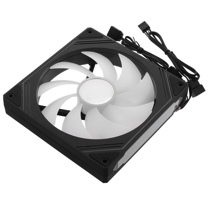 14CM ARGB PC Case Fan 5V 3 Pin with Infinity Mirror Lighting for CPU Cooling Gaming Desktop - Image 2