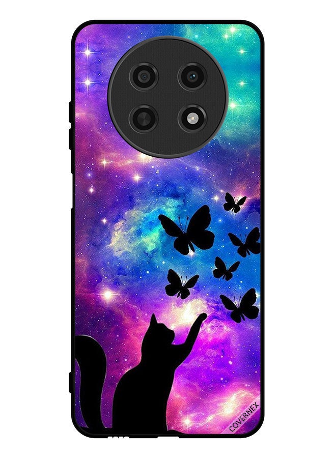 Covernex Protective Case Cover For Huawei nova Y91 Cat & Butterflies - Image 1