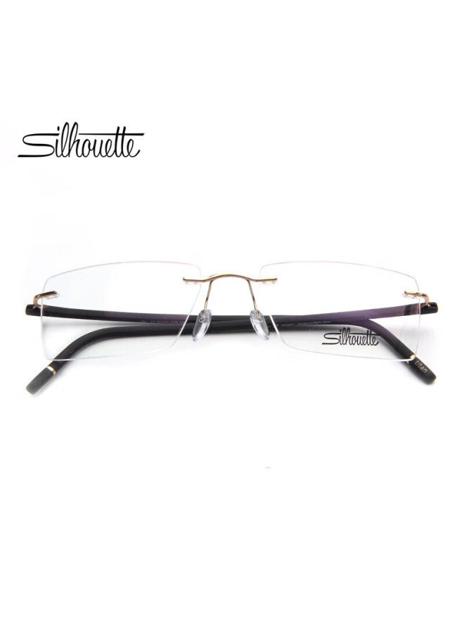 Silhouette إطار نظارات بصري خفيف الوزن من التيتانيوم بدون إطار للرجال والنساء 5567 سيلويت لنظارات طبية لقصر النظر - Image 1