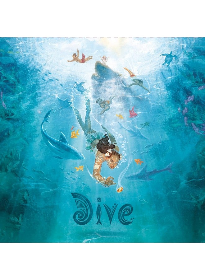 Sit Down! Dive Board Game - Unique Transparent Ocean Cards, Push Your Luck, Catch a Ride on a Sea Turtle or Dolphin - First to 23 Points Wins, 1-4 players, 20-30 mins, Ages 8+ - Image 4