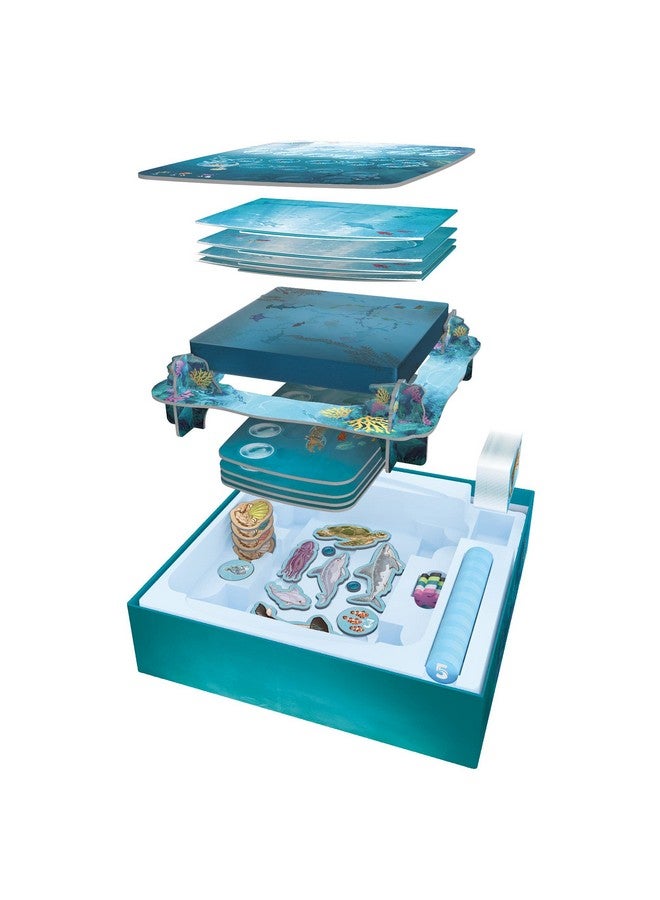 Sit Down! Dive Board Game - Unique Transparent Ocean Cards, Push Your Luck, Catch a Ride on a Sea Turtle or Dolphin - First to 23 Points Wins, 1-4 players, 20-30 mins, Ages 8+ - Image 3