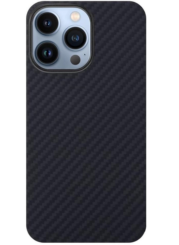 BGM Case Compatible with iPhone 15 Pro Case 3D Skin Texture Kevlar Fiber Bulletproof Vest Cover Protective Carbon Fiber Pattern Ultra Slim