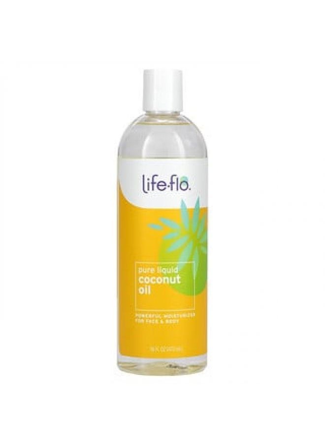 Life-flo Lifeflo Pure Liquid Coconut Oil 16 fl oz 473 ml 