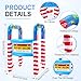 Arrowbash 2 Pcs Over The Hill Birthday Decorations Inflatable Walker and Cane Blow up Humorous Funny Gag Gifts for 40th 50th 60th Old People Birthday Party DecorOld Fart - Image 4