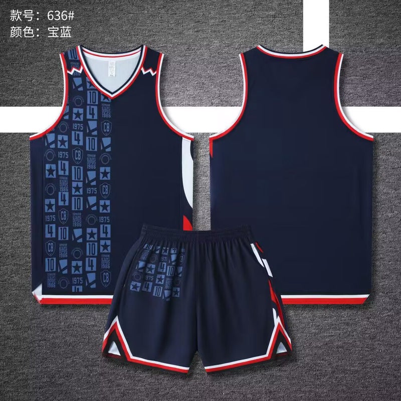 Summer Basketball Uniform Suit For Adult Male Students Quick-Drying Breathable Jersey Campus Female Children Training Game Sportswear - Image 4