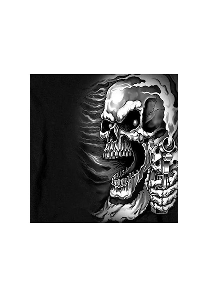 Hot Leathers Men's Assassin Black Long Sleeve Shirt - Image 5
