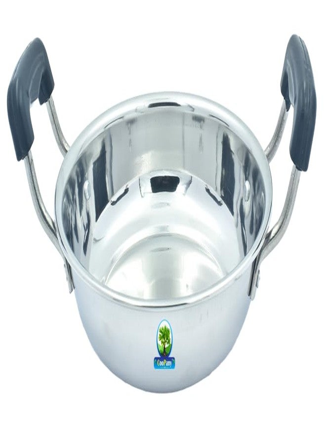 CooPany مقلاة كاداي متعددة الأغراض من الفولاذ المقاوم للصدأ من CooPany®، مقاس 8 بوصات (قطر 21.5 سم). - Image 1