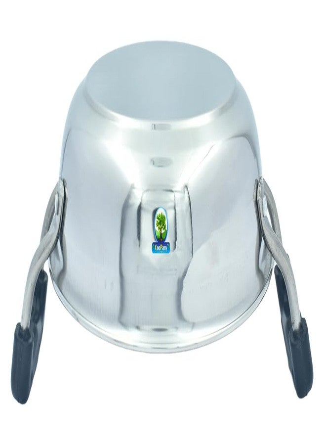 CooPany مقلاة كاداي متعددة الأغراض من الفولاذ المقاوم للصدأ من CooPany®، مقاس 8 بوصات (قطر 21.5 سم). - Image 2
