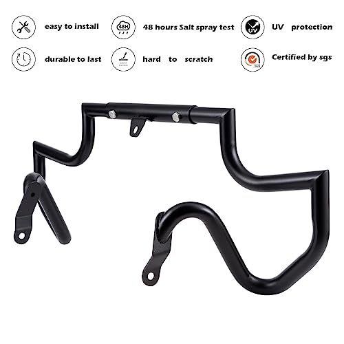 Kinglemc Crash Bar Engine Guard Highway Freeway Bar for Harley V-Rod Vrod Night Rod Muscle VRSC VRSCF VRSCA (Black) - Image 2