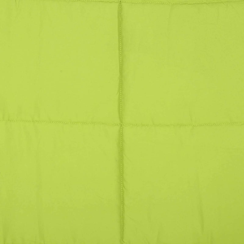 SHOPINGTRADE Microfibre Reversible Comforter, Double Bed 250 GSM (Multicolour10) Green & Blue - Image 3