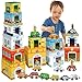 Aizweb Toddler SortingStacking Toys with Magnetic Wooden VehicleCarsCommunity HelpersSTEM Building BlocksEducational Learning Montessori Gifts for 1 2 3 Year Old Boys Girls Preschool Kindergarten - Image 2