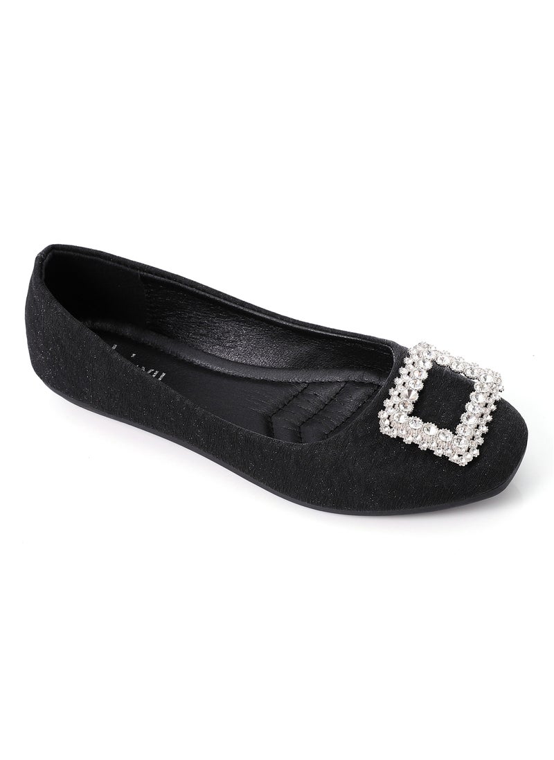 Black Glittery Simple Evening Slip On Flats - pzsku/Z0ECB497453A3067096A2Z/45/_/1716130671/9cd26ee6-b088-4e37-b919-bf0bfc954766