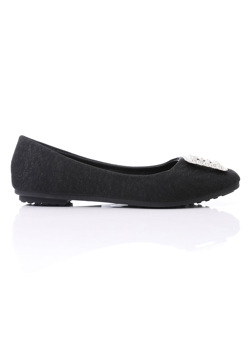 Black Glittery Simple Evening Slip On Flats - pzsku/Z0ECB497453A3067096A2Z/45/_/1716130674/57aa1ded-fe97-4b3c-ab9a-45c650f8d4a6