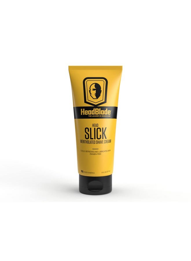 HeadBlade ATX Men's Head Shaving Starter Kit with 8oz HeadSlick Cream, Razor, Blade Refills - Image 2