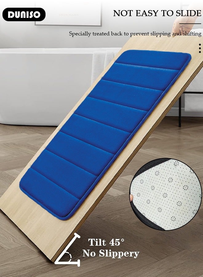 DUNISO 3 Piece Bathroom Rug Set Includes Bath Rug, Contour Mat, Super Soft Water Absorbent & Non-Slip Bath Mats for Bathroom Floor, Tub and Shower Room, Machine Washable  - Image 2