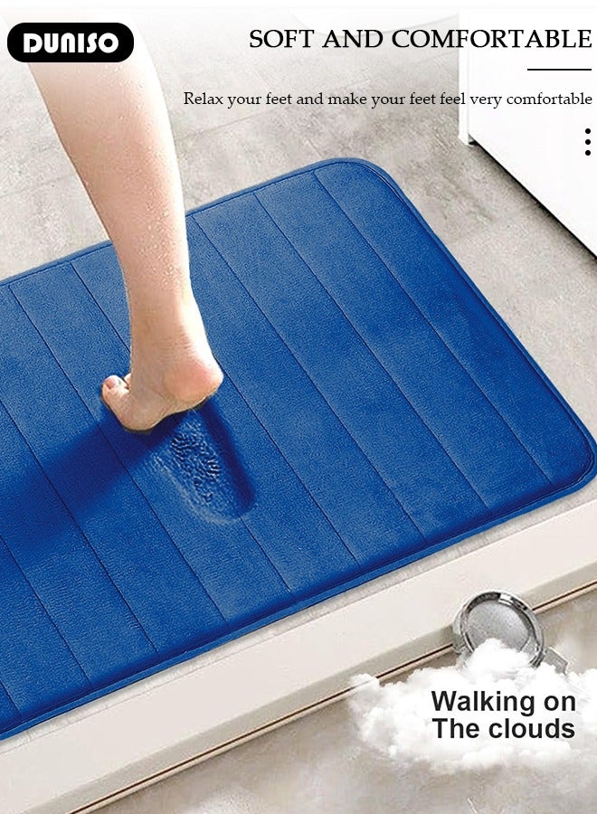 DUNISO 3 Piece Bathroom Rug Set Includes Bath Rug, Contour Mat, Super Soft Water Absorbent & Non-Slip Bath Mats for Bathroom Floor, Tub and Shower Room, Machine Washable  - Image 3