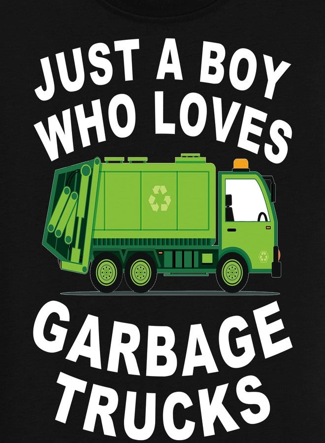 Tkria Just A Boy Who Loves Garbage Truck T-Shirt Toddler Excavator Shirt Baby Construction Costume Kid Tee Top Clothes 6T - Image 4
