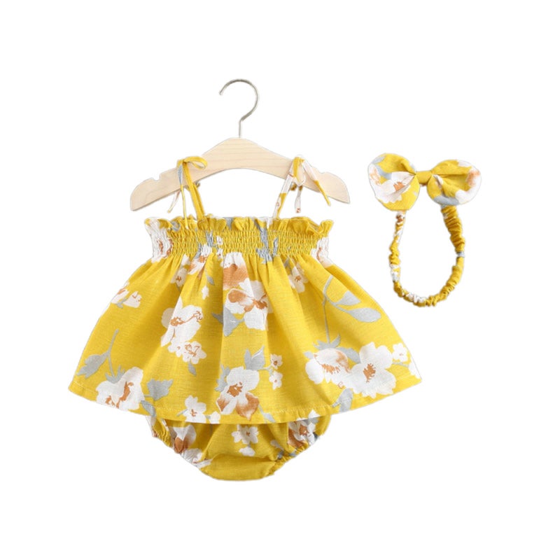 Kids Summer Dress: Soft Breathable Fabric - Non-toxic Wear-resistant Kids Outfit for Toddler Summer Daily Wear - Image 1