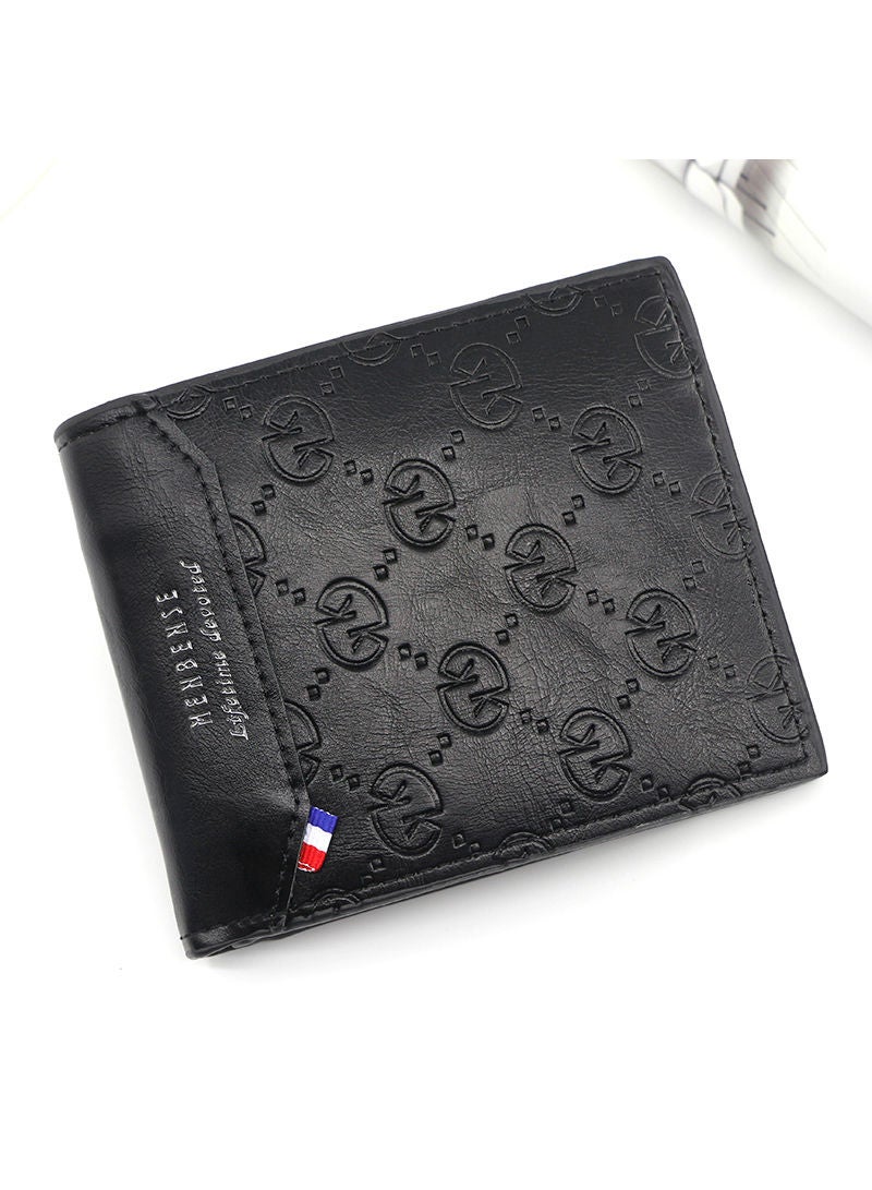 MenBense Men's Wallet Short Wallet 7 Card Position Holder ID Bag 11.5*9.5*1.5 cm - Image 4