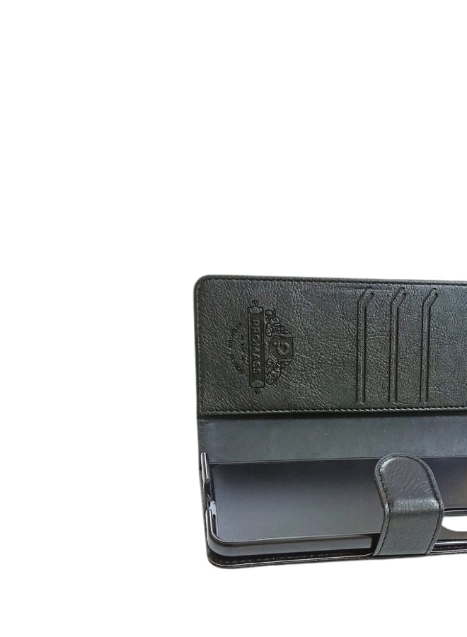 PROMASS Z FOLD 4 Case, Leather Galaxy Z Fold 4  Wallet Case  with Card Slot Flip Phone Magnetic Cover Compatible Brown - Image 3