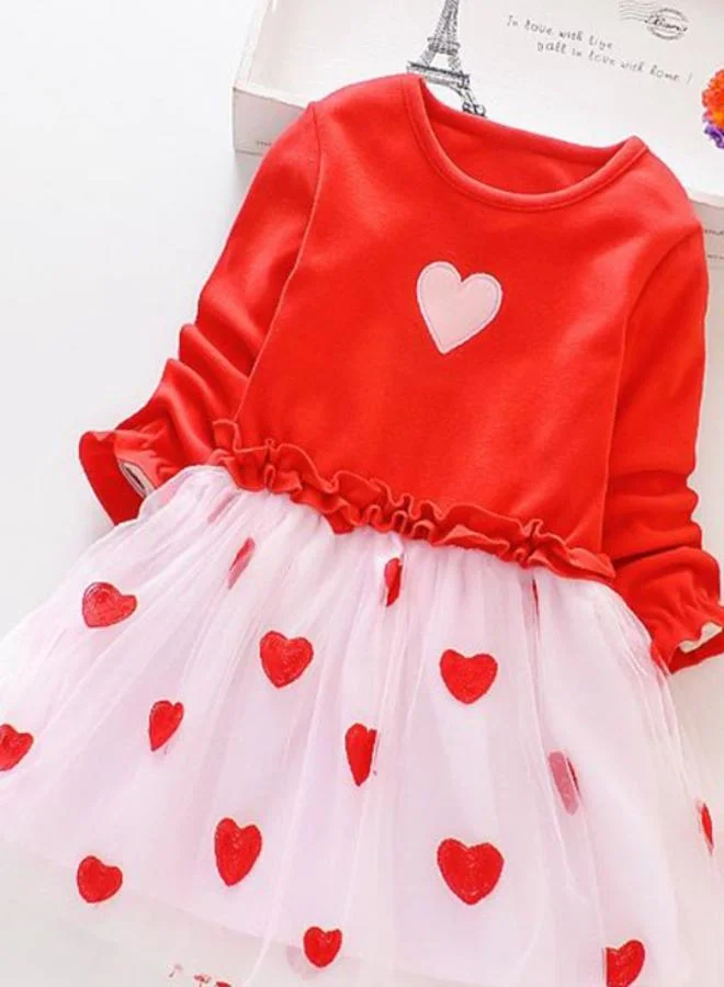 YUNIQEE Heart Tulle Dress