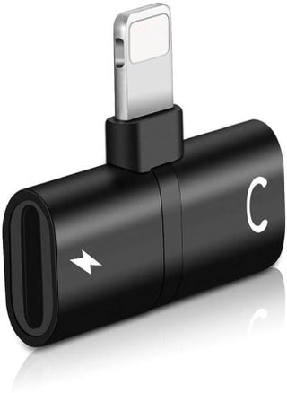 2-in-1 Lightning Audio Adapter & Charger: Dual Lightning Splitter Compatible with iPhone 14, 13, 12, 11, SE, X, XR, XS, 8, 7, 6 | Supports Calls, Audio, and Charging - pzsku/Z0ECBCB35B4FB3457D116Z/45/_/1742338671/e59a2c46-f4e1-476e-9e80-03c7af661d24
