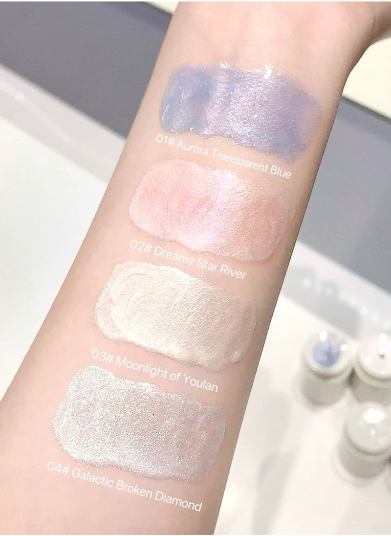 SHAQINUO - Moonlight of Youlan Highlighter - Liquid Highlighter Stick Luminizer for a Starlit Glow- 15g - Image 1