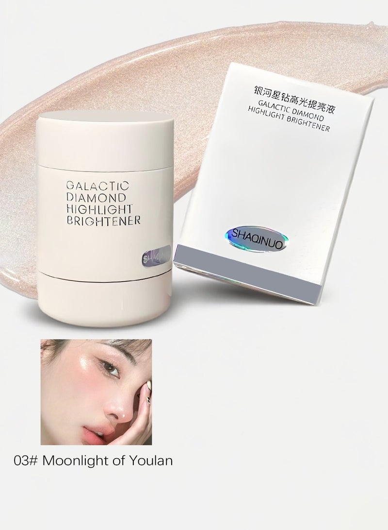 SHAQINUO Moonlight of Youlan Highlighter - Liquid Highlighter Stick Luminizer for a Starlit Glow- 15g  - Image 1