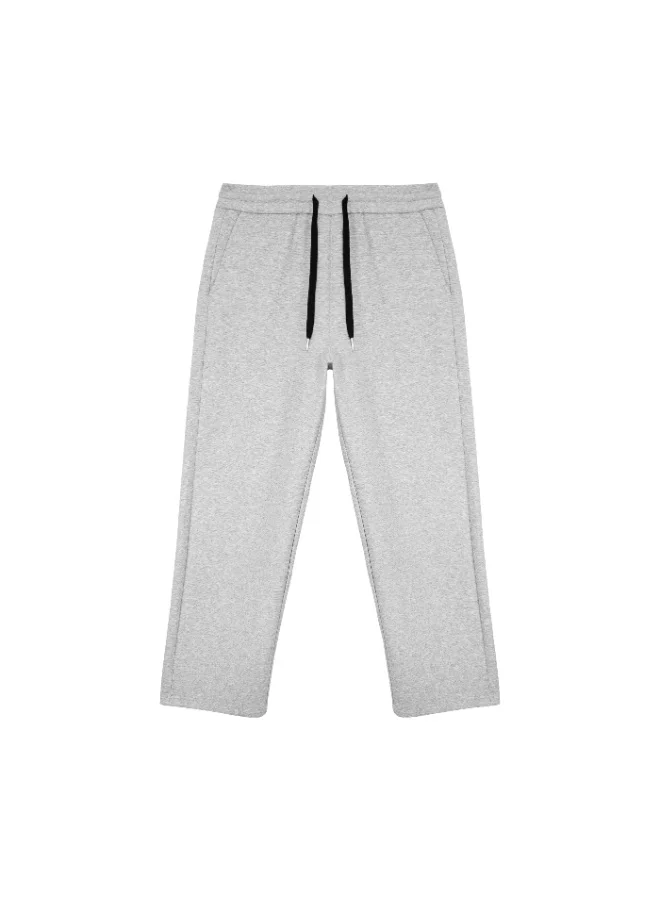 Cedro CEDRO CASUAL REGULAR FIT LIGHT WEIGHT AND SOFT ESSENTIAL GREY MELANGE SWEATPANTS