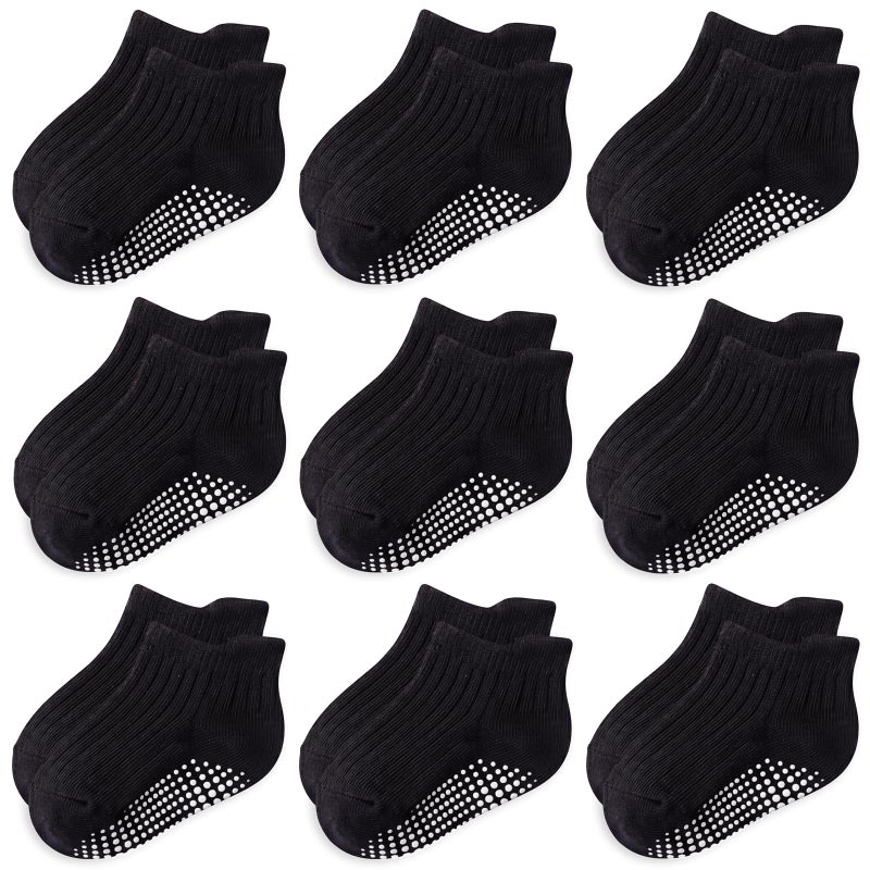 Toddler Boys' Non-Slip Grip Socks - Image 1