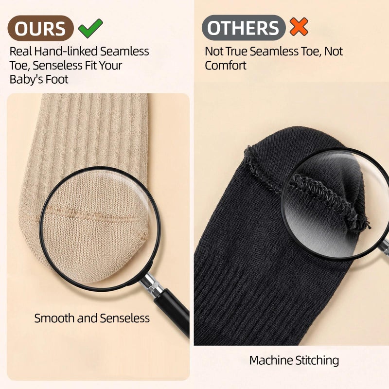 Toddler Boys' Non-Slip Grip Socks - Image 5