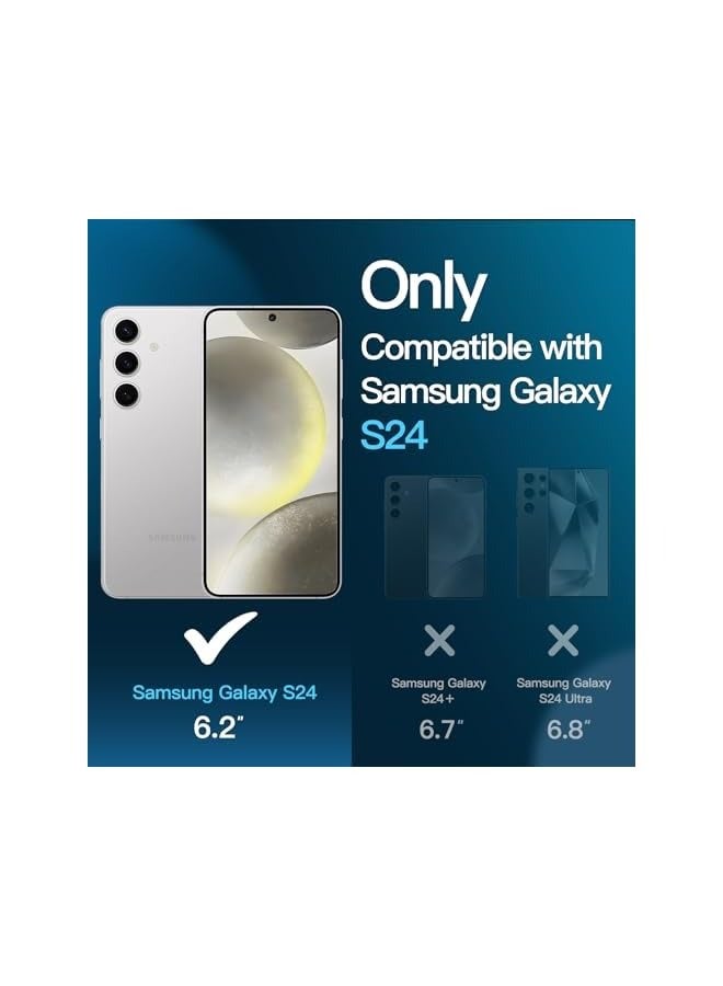 Jetech Screen Protector for Galaxy S24 5G 6.2-Inch with Camera Lens Protector, Tempered Glass Film, Fingerprint ID Compatible, HD Clear, 2-Pack Each - Image 2