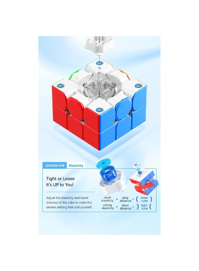 GANCUBE 356 M E V2 Magnetic 3x3 Speedcube Matte - Image 5