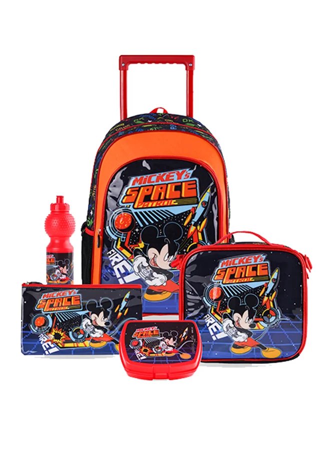 Disney 5 In 1 Disney Mickey Mouse Space Patrol Trolley Box Set, 18 inches