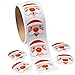 Fun Express Santa Face Stickers for Christmas Stationery Roll 100 Pieces - Image 3