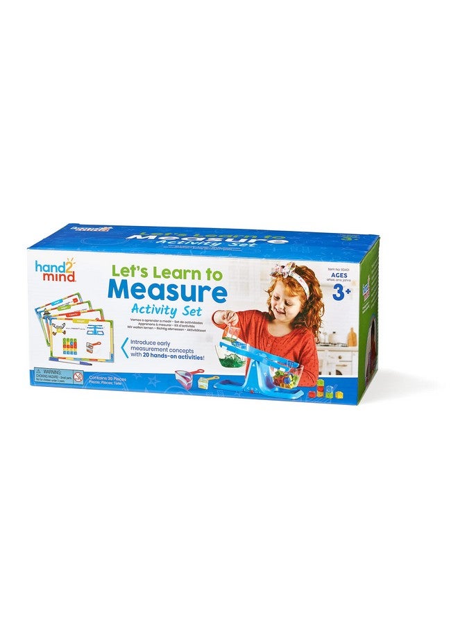 hand2mind Let'S Learn To Measure Activity Set Kids Measuring Cups Bucket Balance Mathlink Cubes And Activity Cards Set Teacher Supplies Classroom Supplies Preschool Learning Toddler Learning - Image 5