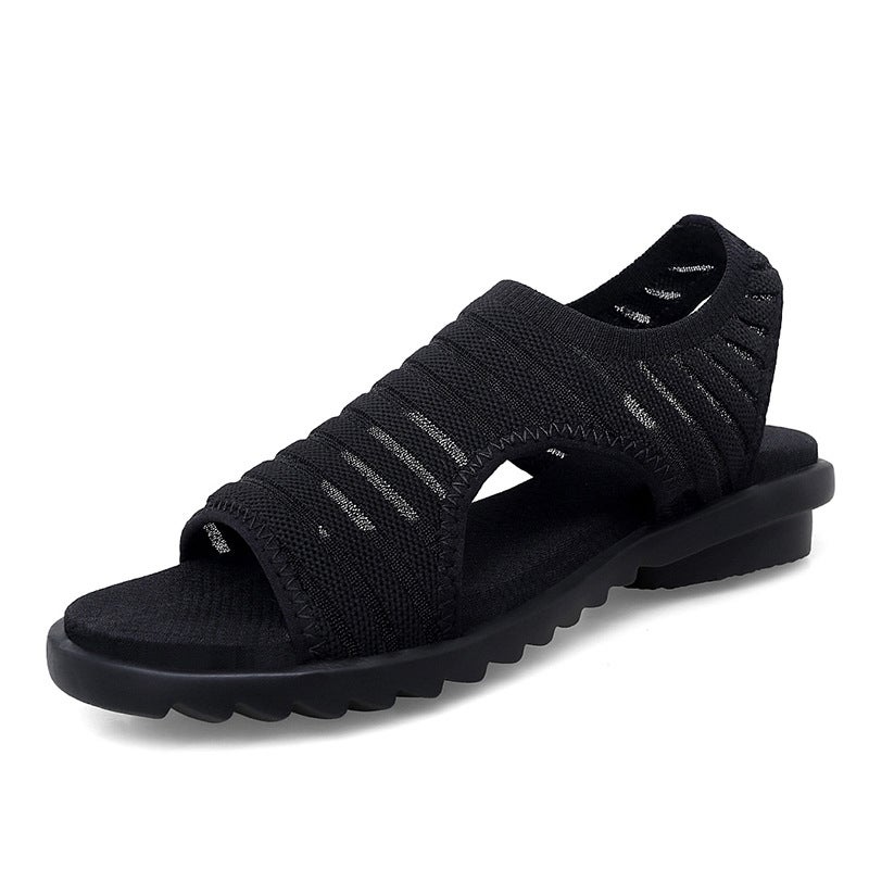 Women'S Summer Sandals Men'S Woven Mesh Outdoor Beach Shoes Outdoor Casual Air Cushion Flying Woven Sandals - Image 1